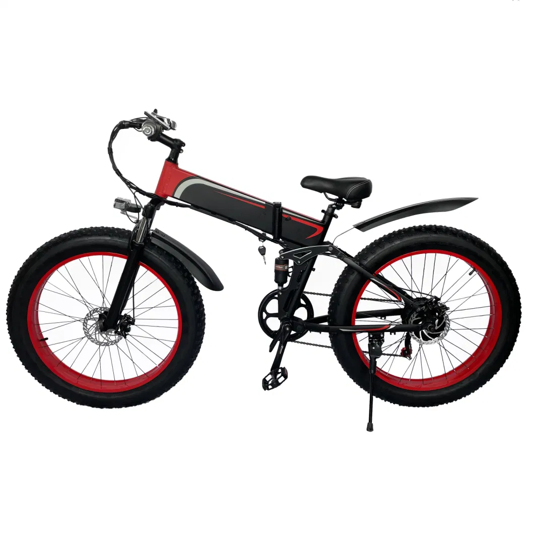 48V 500W Adult Electric Bicycles Ebike 26 Inch 7 Speed 60km Electric Mountain Bike for China