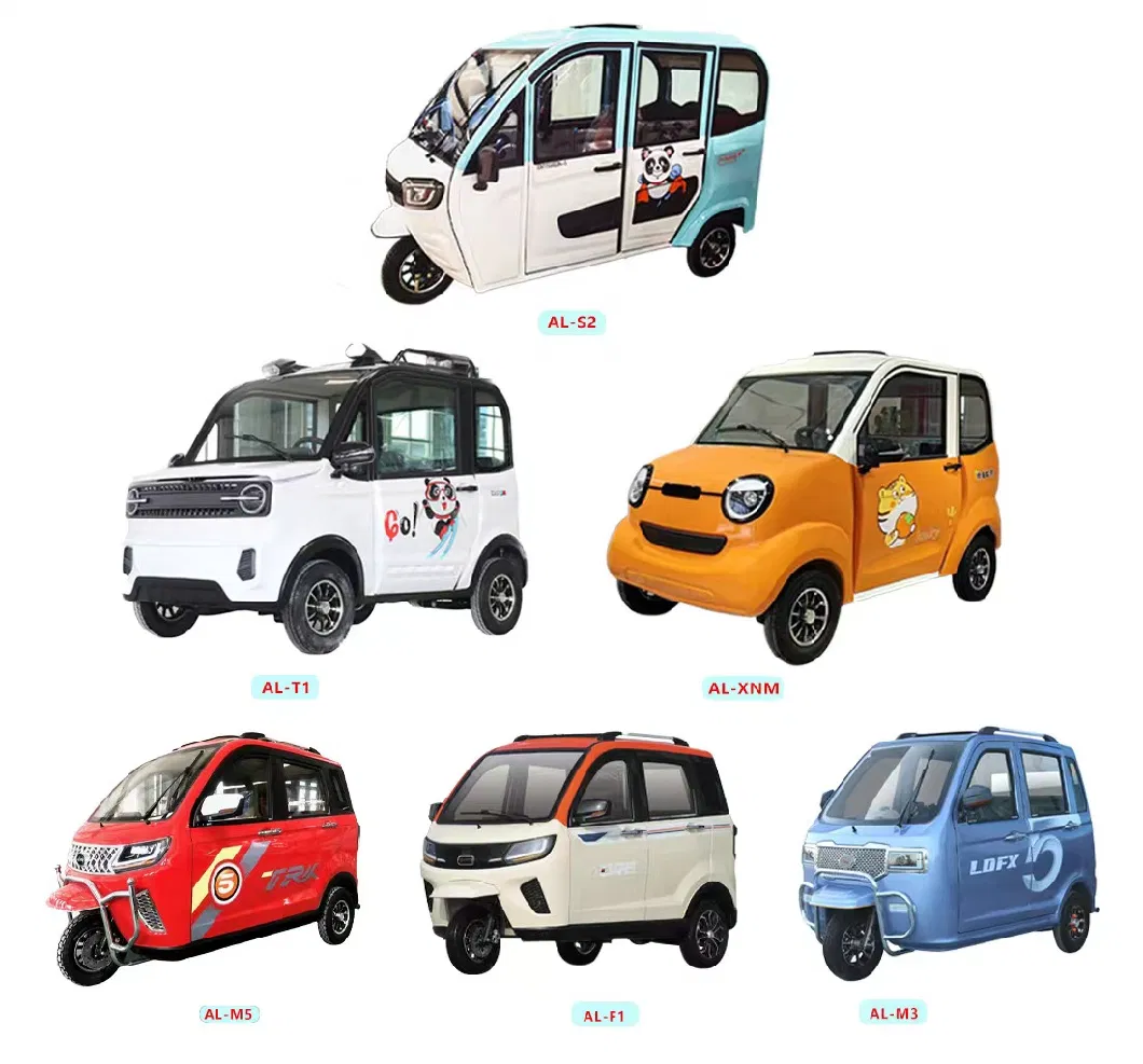 2023 New Energy Motorized Electric Closed Tricycles