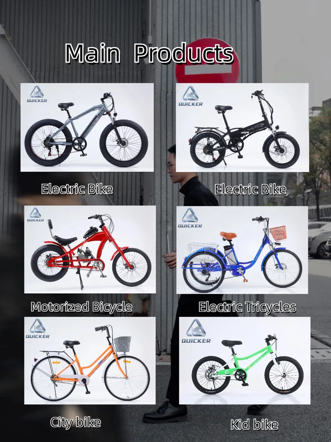 Cheapest Electric Bicycles Fashion Fat Tire 350W Electric Bike Moped Motorcycle for Adlt
