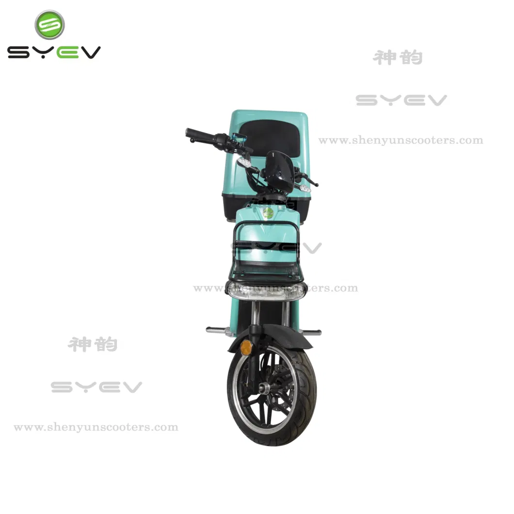 Syev with Pizza Delivery Box Electric Delivery Bike Fast Food Delivery Electric Scooter Electric Motorcycle