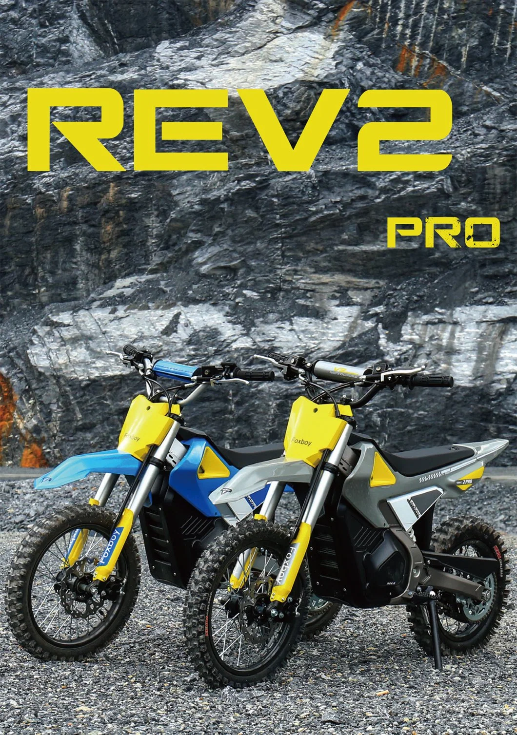 Foxboy Rev2 PRO MID-Drive Motor Lithium Electric Dirt Bike with Kenda Wheel