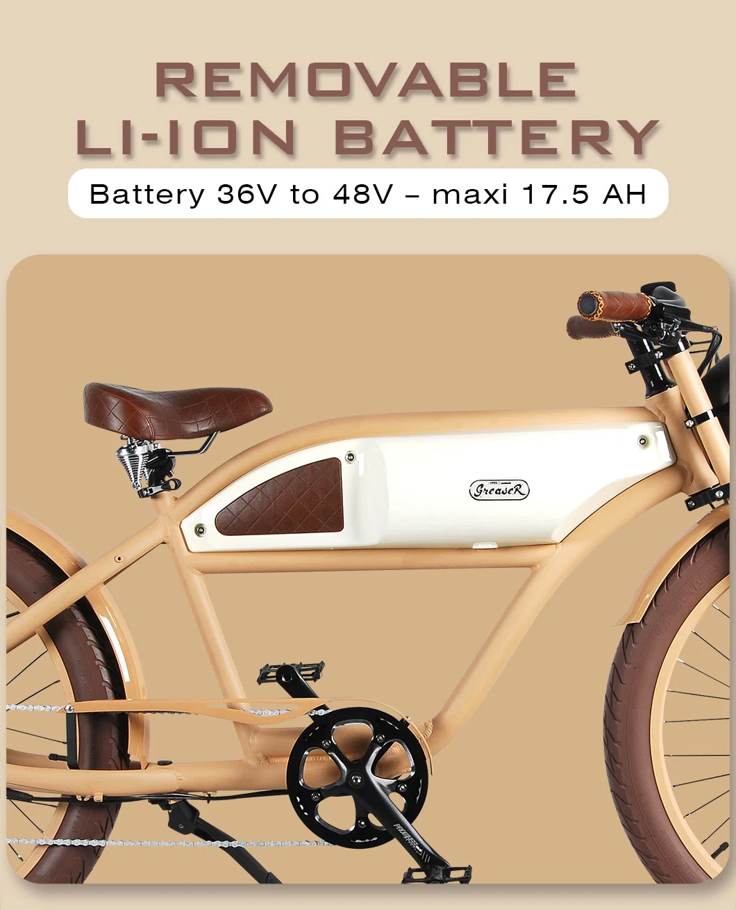 48V 14.5ah Removable Lithium Battery Ebike Good Price 350W/500W Automobiles/Motorcycles/Electric Retro Bike