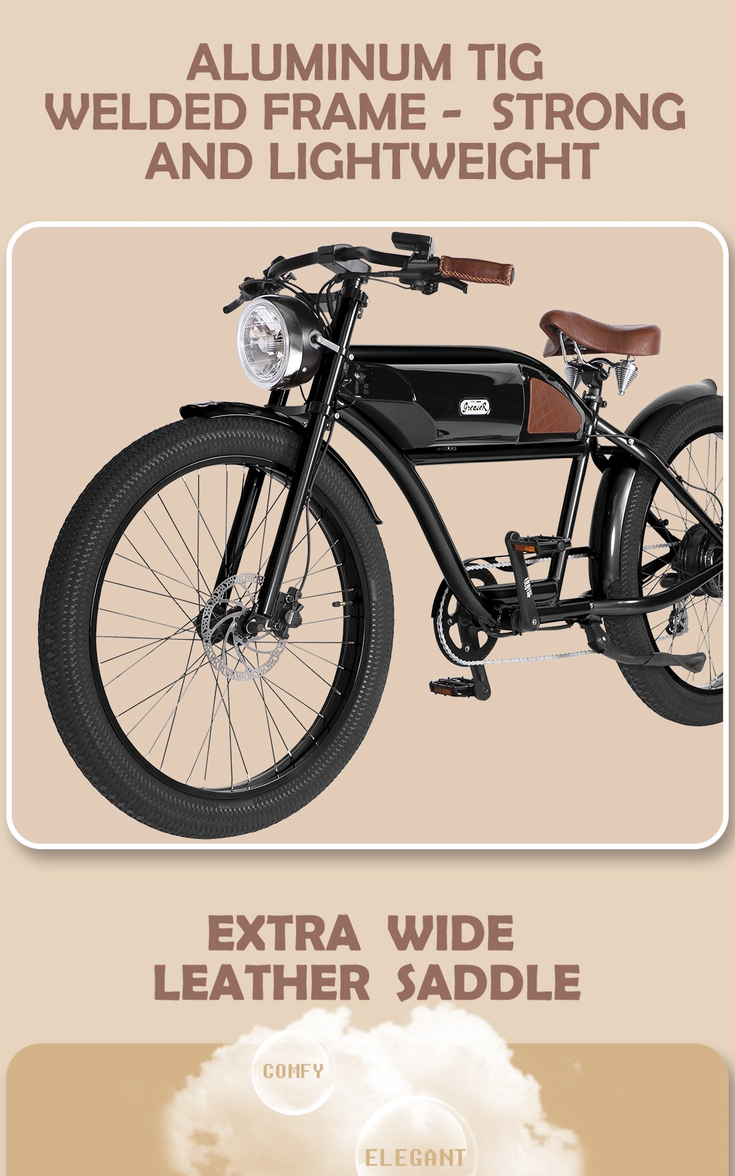 48V 14.5ah Removable Lithium Battery Ebike Good Price 350W/500W Automobiles/Motorcycles/Electric Retro Bike