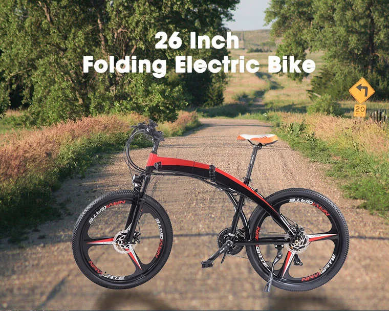 26&quot; 26*2.35 Bike Electric Cycle City Bicicleta Electrica Bicycle E Motor Womens Ebike