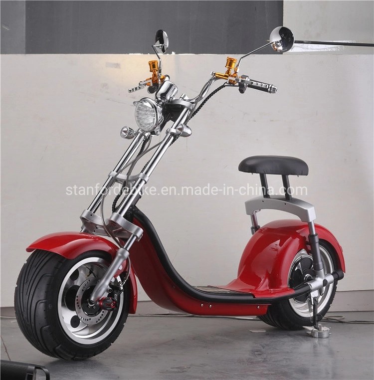 Approved 1000W 2000W Powerful Motorcycle Electric Citycoco Scooters for Adult