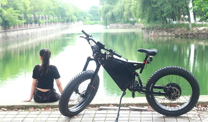 72V 5000W Best Price High Quality Fat Tire Electric Bike Powered by Lithium Ion Battery Chopper Ebike Wholesale