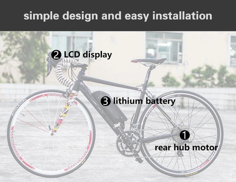 High Efficiency 48V 500W 27.5&quot; 700c Front Wheel Electric Bike Conversion Kit for Ebike