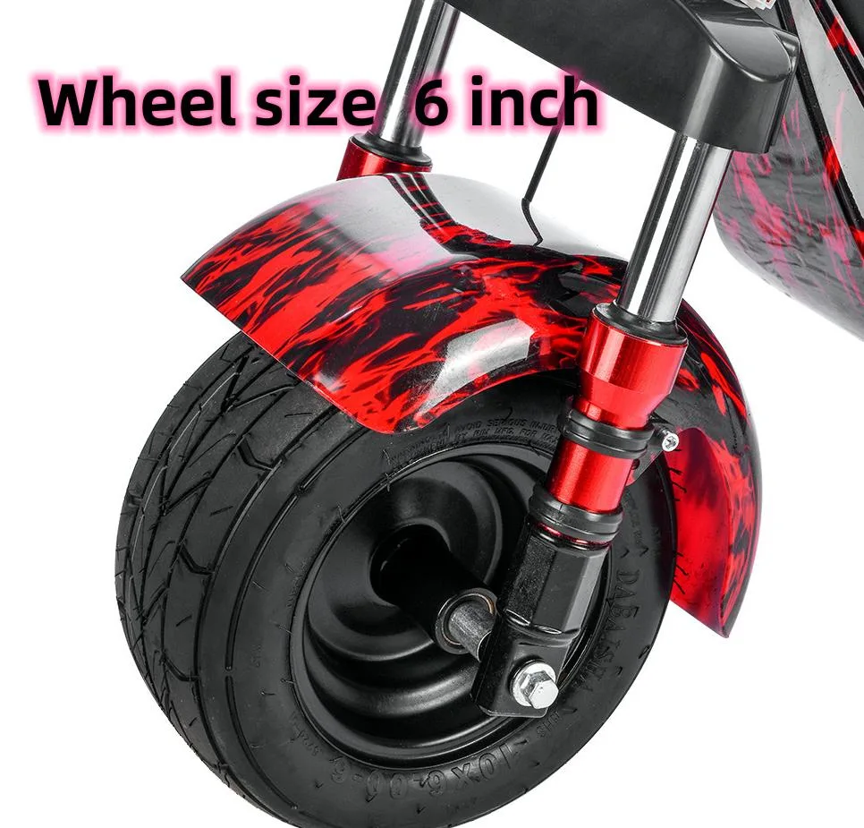 Two Wheel 1000W Motor Bike Motorcycle 48V Electric Scooter Wholesale