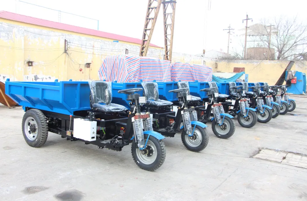 Coal Mine with Electric Tricycles Electric Freight Tricycles Load Climbing Three-Wheeled Electric Vehicles