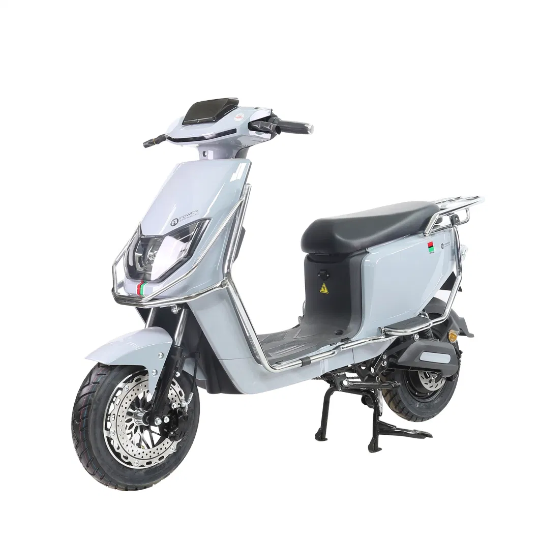 1500W Max Speed 50km/H and Max Range 90km Vespa Two Sets of 70V35ah Low-Carbon Electric Motorcycle Control System LED Light E-Scooter Low-Cardon Dirt