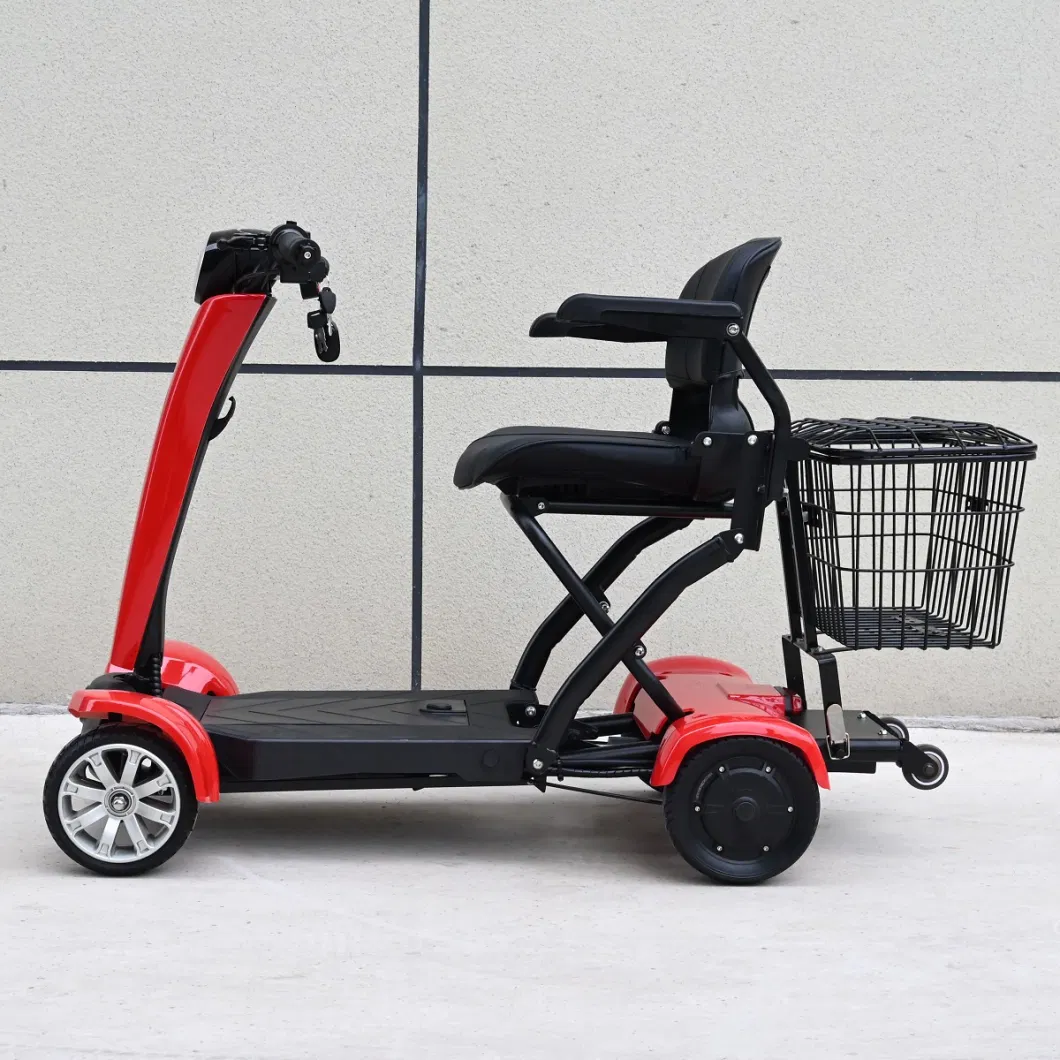 China Adults New Disability Powered Handicapped Mobility Foldable Automatic Electric Bike Scooter for City