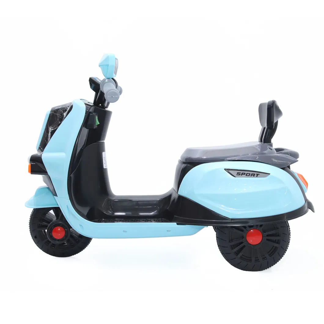 Children Electric Motorcycle Tricycle Baby Bluetooth Remote Control Light Toy Car