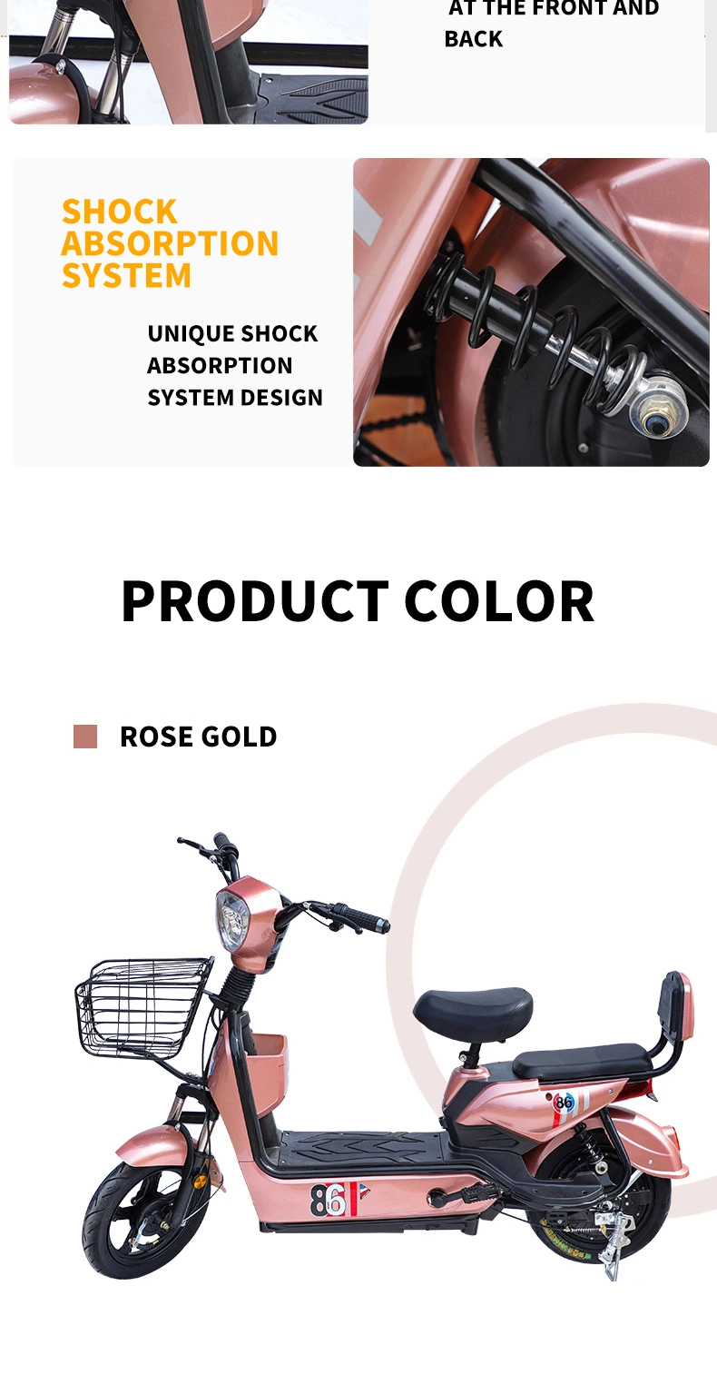 China Wholesale Scooter Electric Pedal Scooter Ebike Electric Bicycle City Ebike
