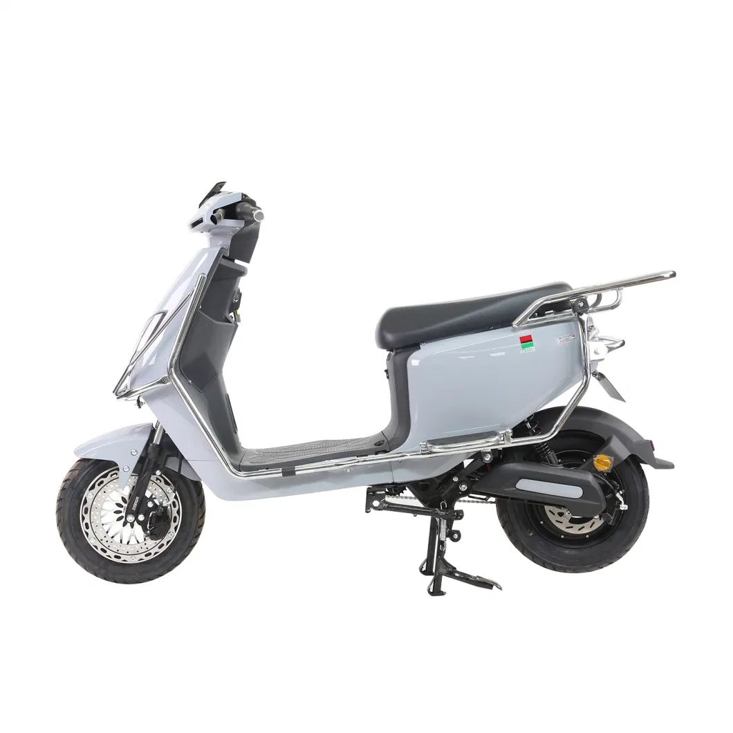 1500W Max Speed 50km/H and Max Range 90km Vespa Two Sets of 70V35ah Low-Carbon Electric Motorcycle Control System LED Light E-Scooter Low-Cardon Dirt