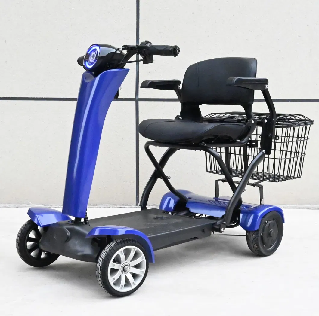 China Adults New Disability Powered Handicapped Mobility Foldable Automatic Electric Bike Scooter for City