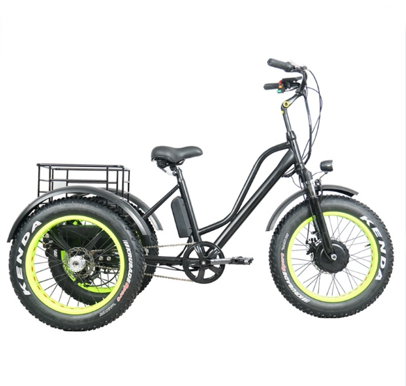 Wholesale 20 Inch Fat Tire Electric Tricycle