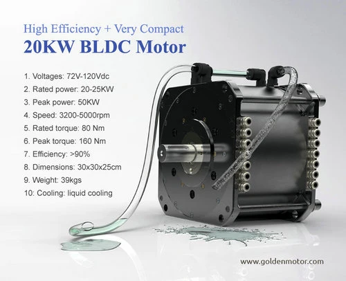 72V 20kw Electric Car Motor, Electric Motorcycle Motor, BLDC Motor
