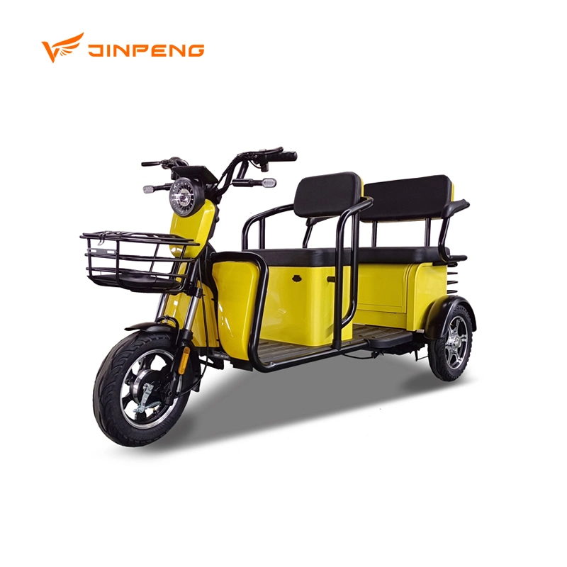 Hot Sale Open Body Three Wheel Low Speed Passenger Electric Tricycles for Adults