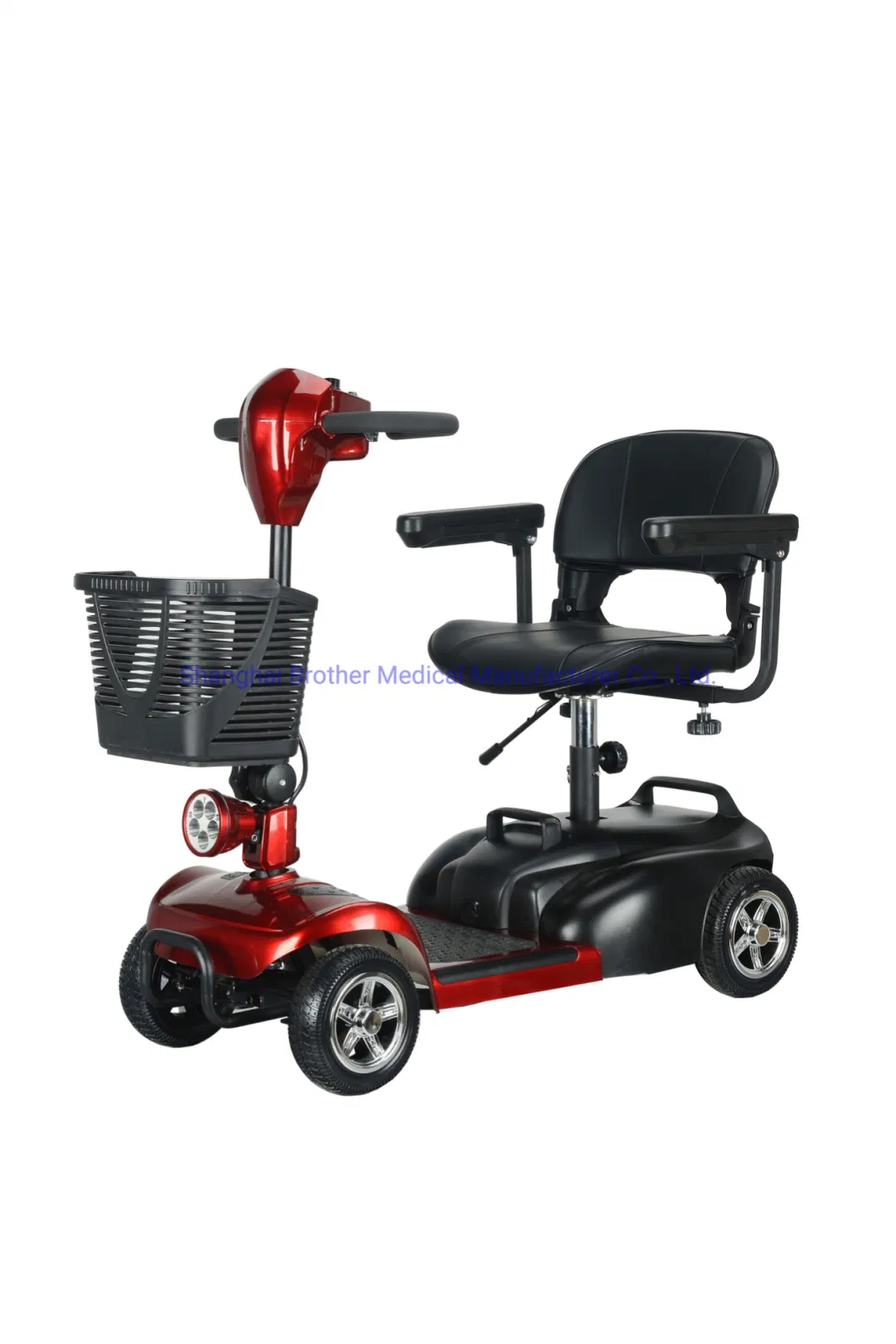 Folding Electric Wheelchair Electric Motor Electric Mobility Scooter Power Mobility Scooter
