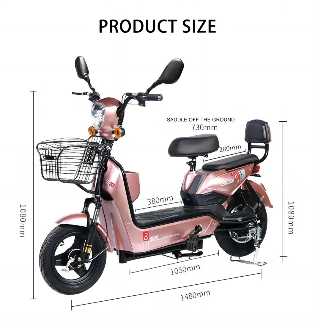 48V 350W Electric Bicycle Sepeda Listrik E-Bikes 2023 Electric Bicycle Hot Sell