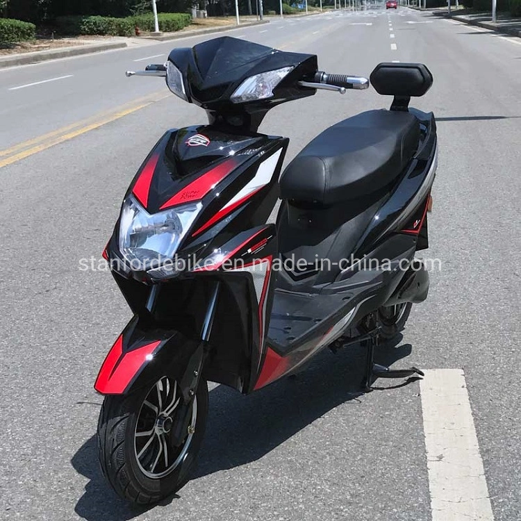 2 Wheel 2 Seat 1000 Watt Hub Motor Electric Motorcycle Scooter Bike 60V for Adult