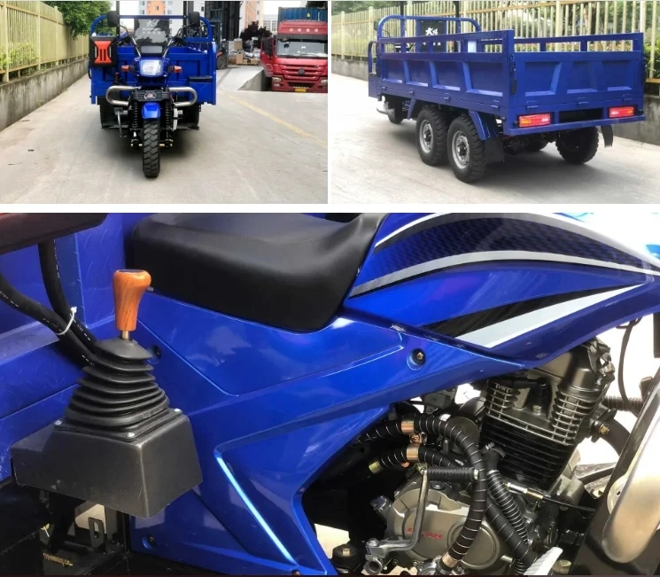 Motorized Gas Powered Farm Cargo Truck Tricycle Three Wheel Motorcycle125cc 150cc Tricycle Motorcycle