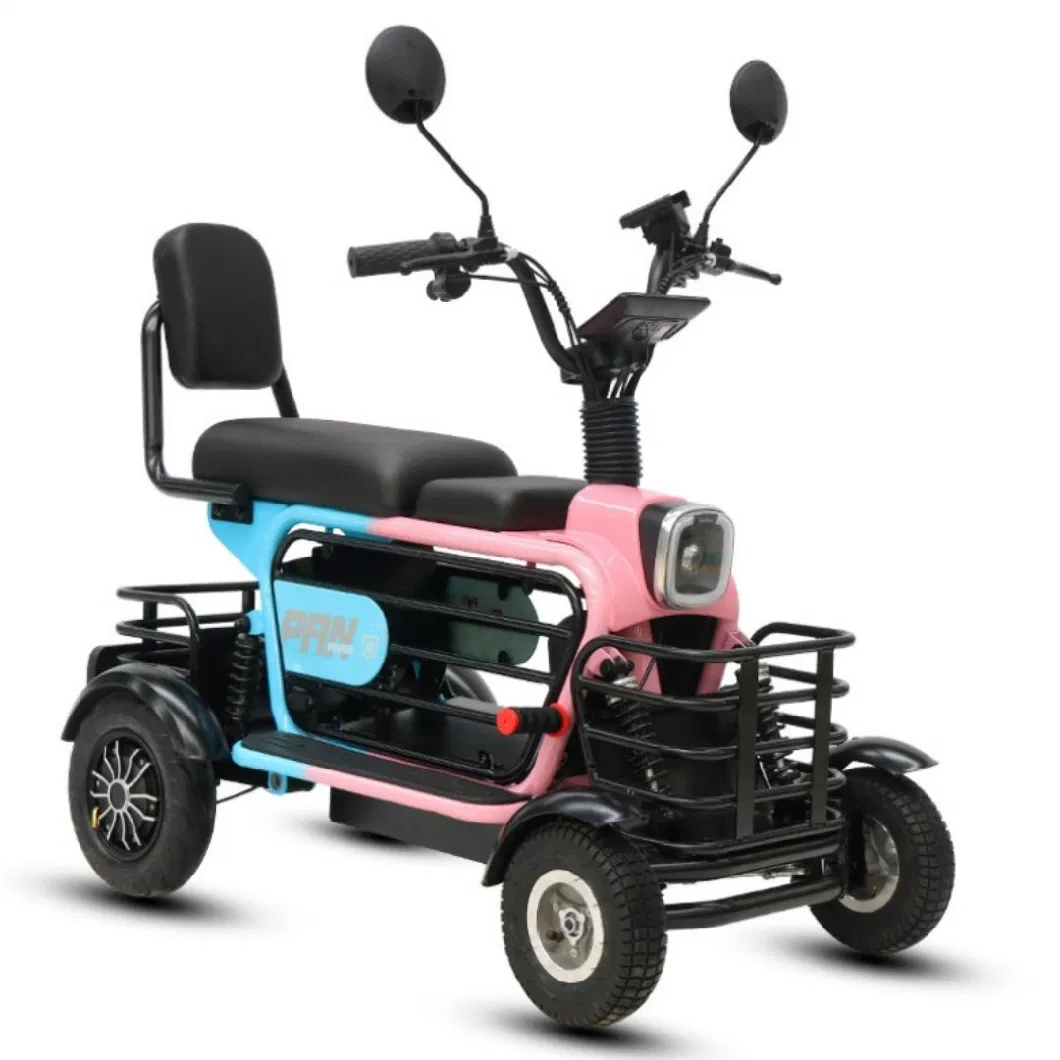 400W*2 Four-Wheel Battery Mobility Scooter for The Elderly Elderly Power Leisure Electric Bicycle