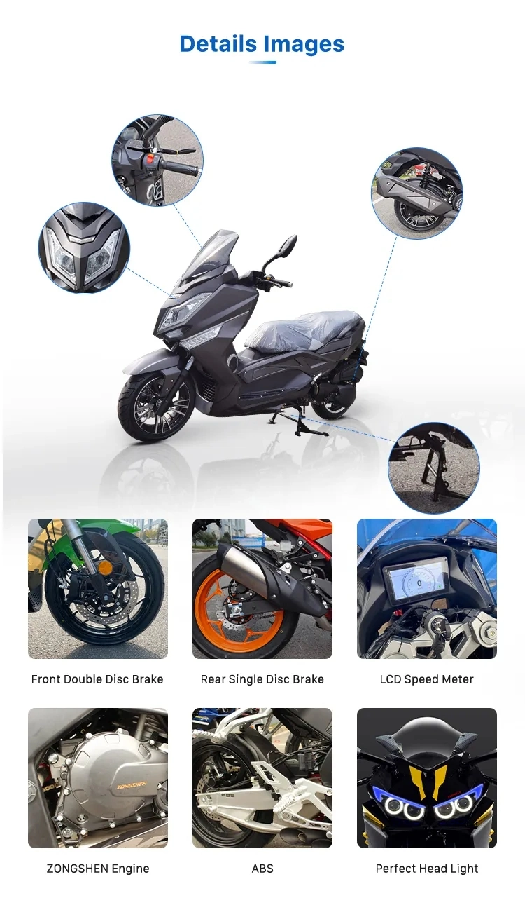 Factory Wholesale 500W Electric Scooter Bike with Portable Battery Electric Motorcycle