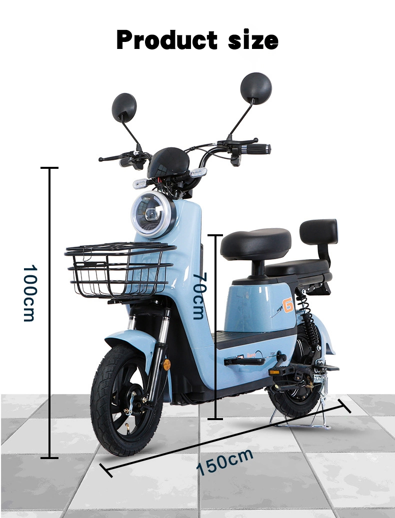 Hot Sale High Quality Electric Bicycle 350W Motor 4-8h Recharging Time Best Ebike for Adults