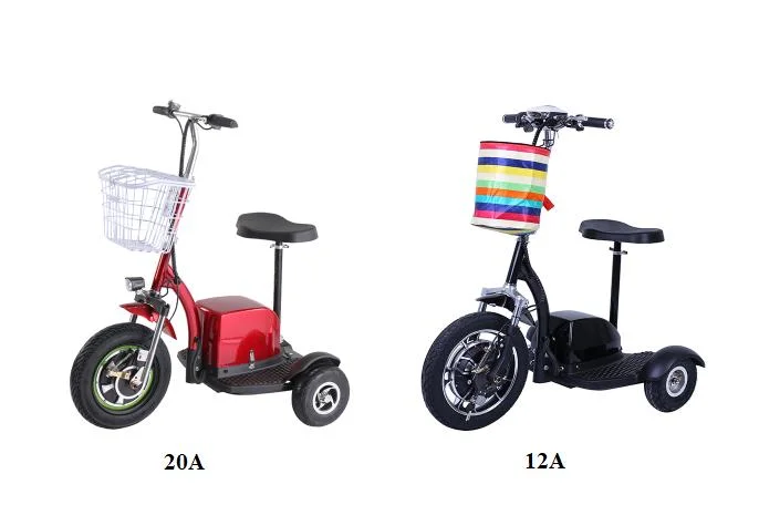 Three Wheels Big 16inch Tire Trike Adult Tricycle Electric Scooter 500W/350W Fat Electric City Bike