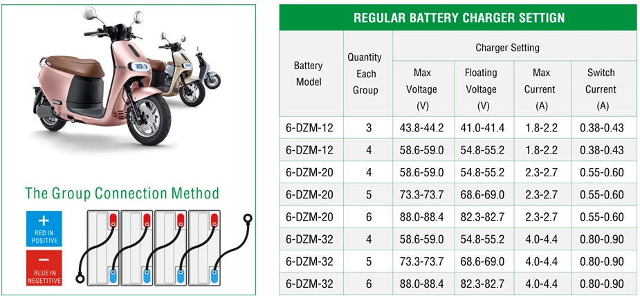 6-Dzm-28 Electric Bicycle Scooter Battery E-Bike Battery with Manufacturer Warranty 12V 28ah