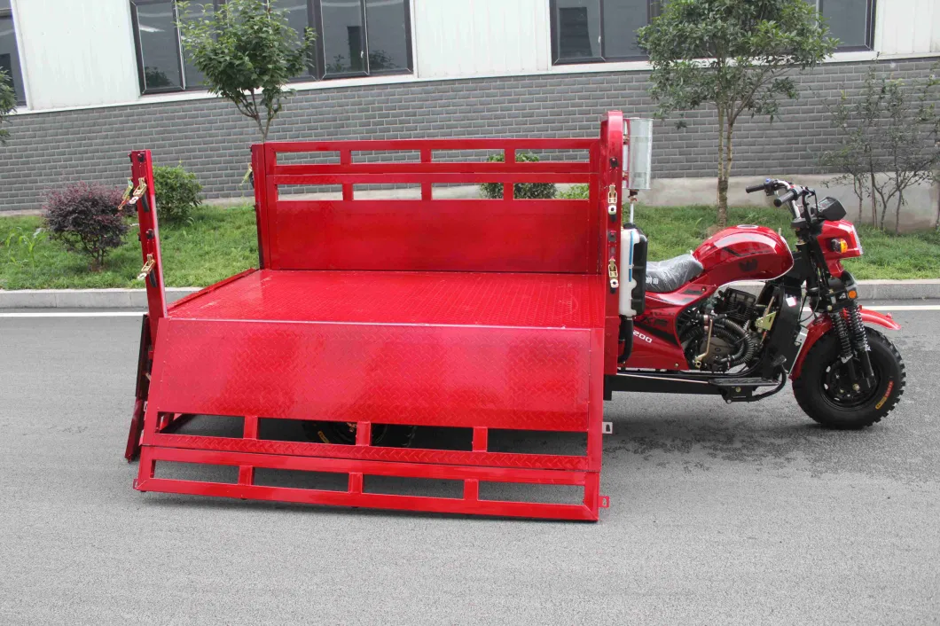 Semi Cabin Tricycle Electric Cargo Tricycle Auto Rickshaw Passenger Wheel Motorcycle