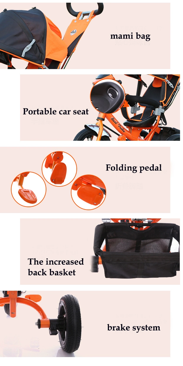 2024 New Baby Tricycle Stroller 2021 Baby Tricycle Bike 3 in 1 Kids Tricycle 3 in 1 Trike 3 Wheel Baby Balance Bike 3 Wheel Bike 2021 Baby Tricycle