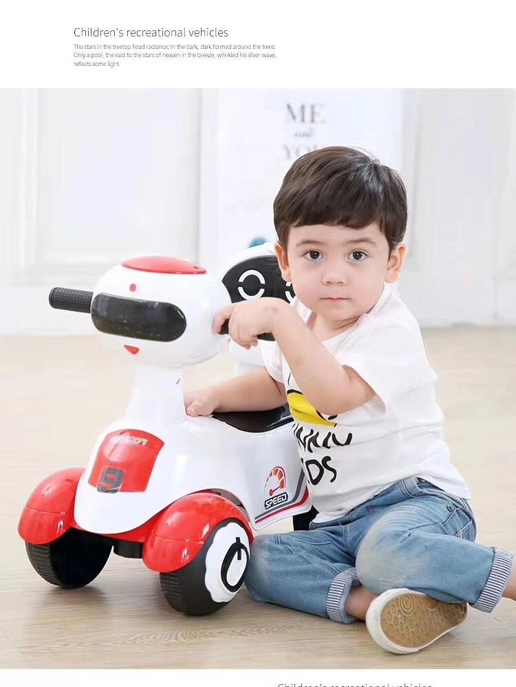 New Product Plastic Swing Bike Ride Electric Bike Made in China Kids Toy Car Four Wheel Scooter