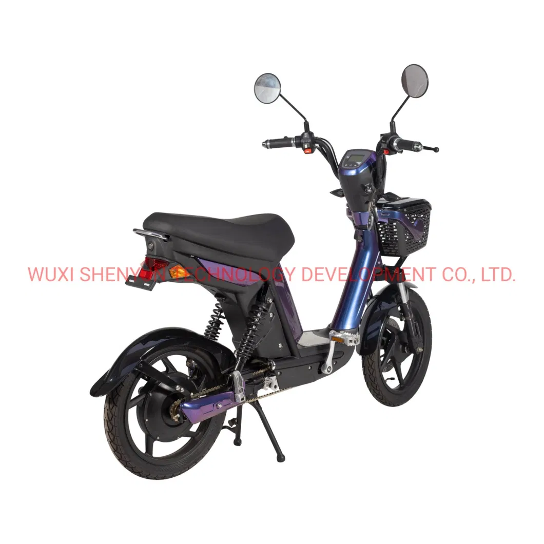 Shenyun 500W Fashion Adult Electric Pedal Bike with Seat 2 Wheel Electric Bike Bicycle Scooter