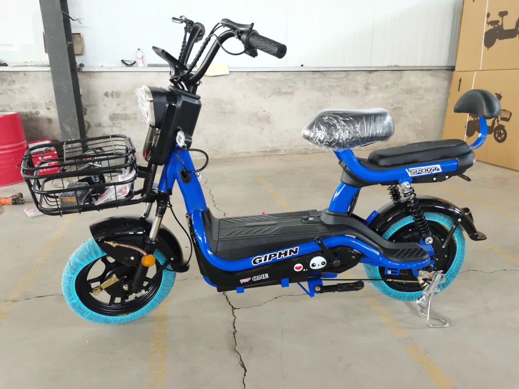 High Configuration 350W 2 Wheel Electric Bike Scooter with Pedals Motorcycle Electric Scooter