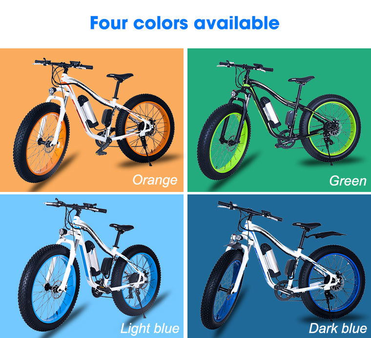 26inch 350W Adults Scooter Integrated Wheel Boost Bike Fat Tire Electric Bike