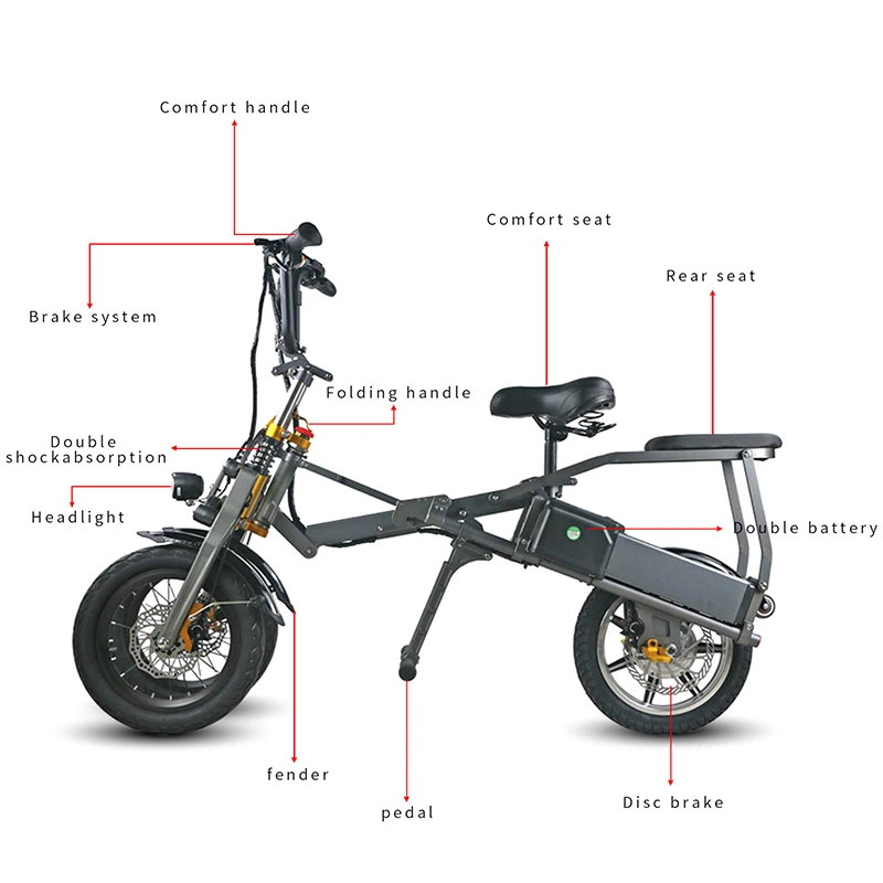 New Model 14inch 48V500W Electric Bicycle