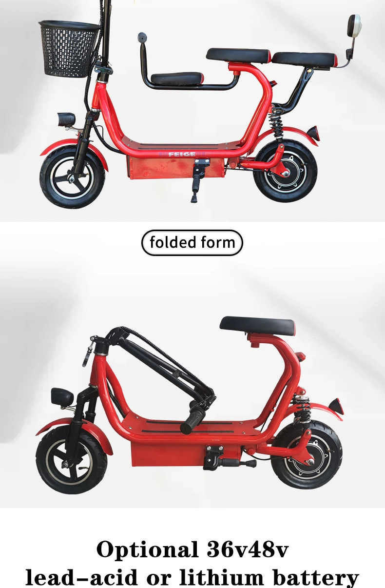 for Kid and Mom Folding Electric Scooter Electric Bicycle Bike