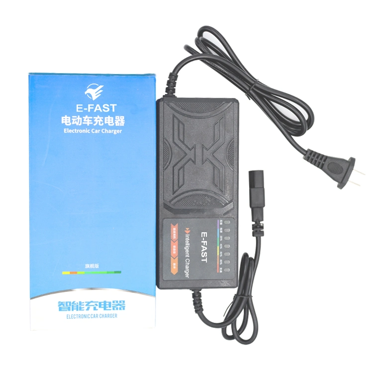 E-Fast Electric Car Motorcycle E-Bike Lead Acid Battery Charger for 72V 45ah Battery