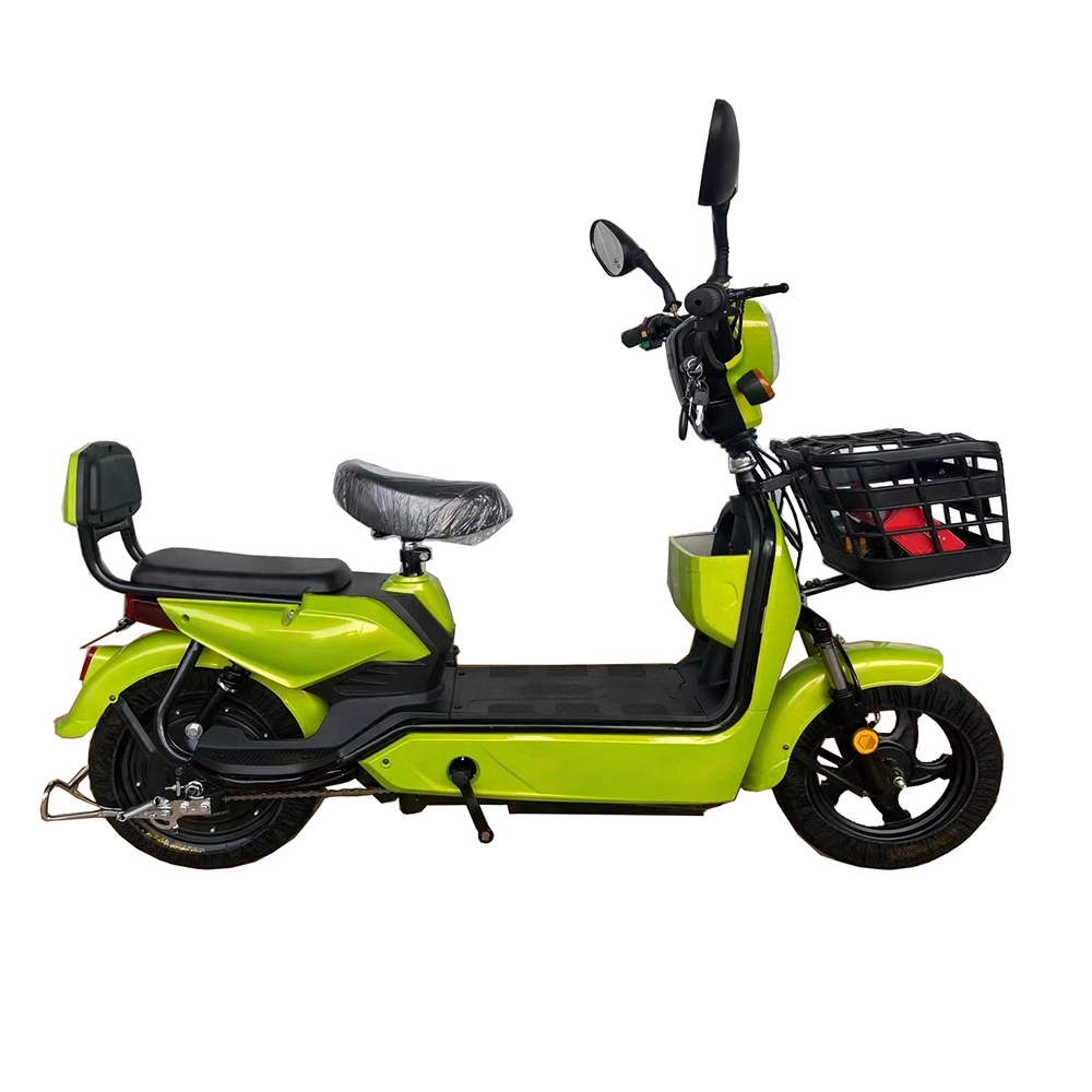 Tjhm-007L Factory with Steel Frame and Pedals 48V 12ah Electric Pedal Scooter Electric Moped Mini Electric Bike