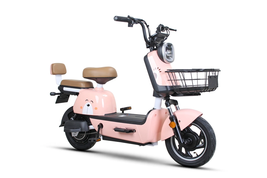 Hot Selling Adult Manufacturer 48/60V 400W 20ah Lithium Battery Electric Scooter Various Colors Comfortable Two Wheel 14*2.5 Tire Electric Scooter Motorcycle