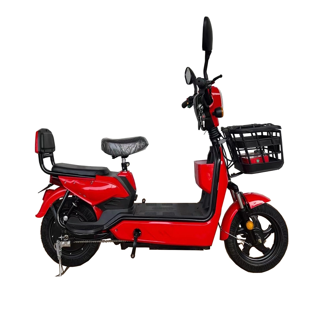 Tjhm-007h CKD/SKD Two Wheel with Front Basket and Pedals Electric Pocket Bicycle Electric Scooter Bike