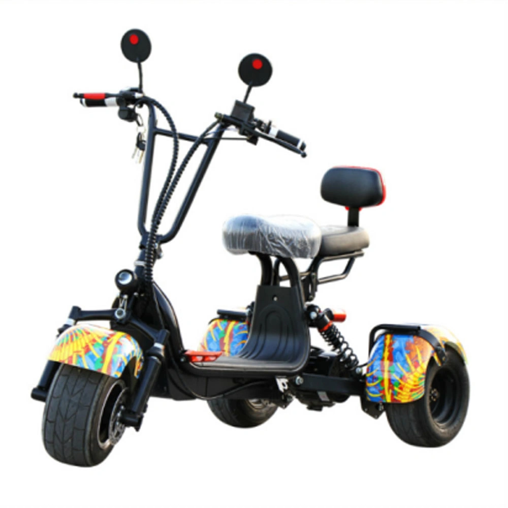 2000W 3 Wheel Electric Motorcycles Adult EEC Coc Three-Wheeled Electric Scooter