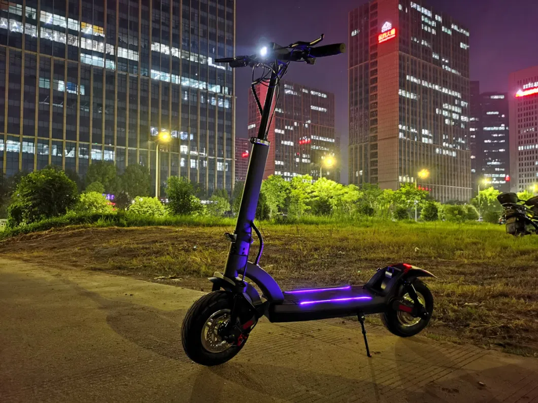 48V 12ah Lithium Battery E Scooter Foldable 2 Wheel Adult Electric Scooter with Seat