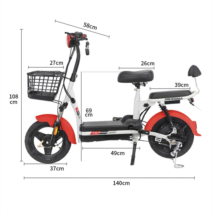 Bikes for Adults Electrical Bike 500W Motor Pedal Assist Electric Bicycle Electric Bike Scooter 2022
