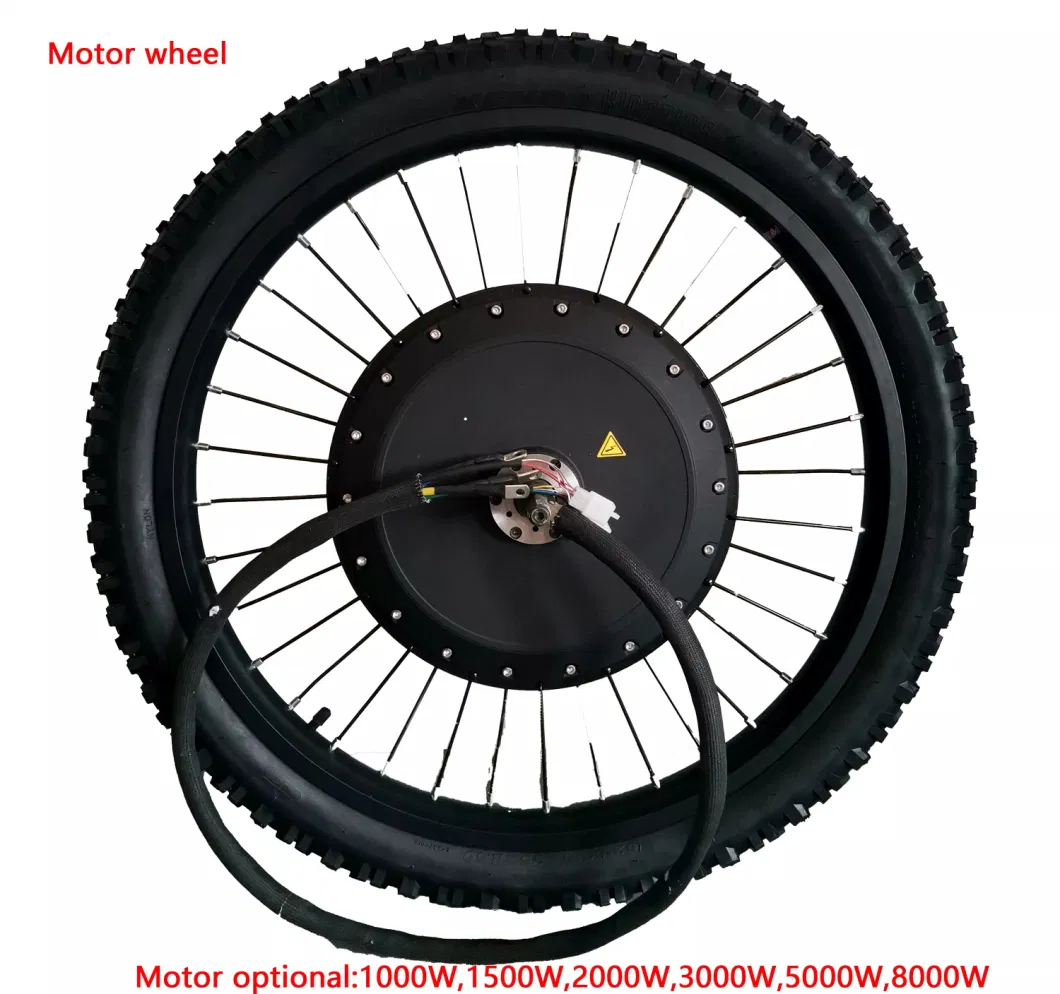 E Bike Hub Motor 72V 8000W Electric Road Bike Fast Electric Cycle with 100kmh Fast Speed