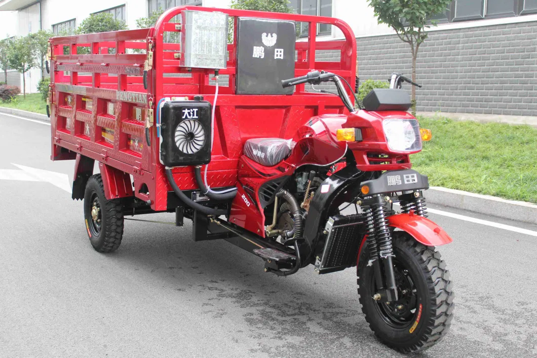 Semi Cabin Tricycle Electric Cargo Tricycle Auto Rickshaw Passenger Wheel Motorcycle