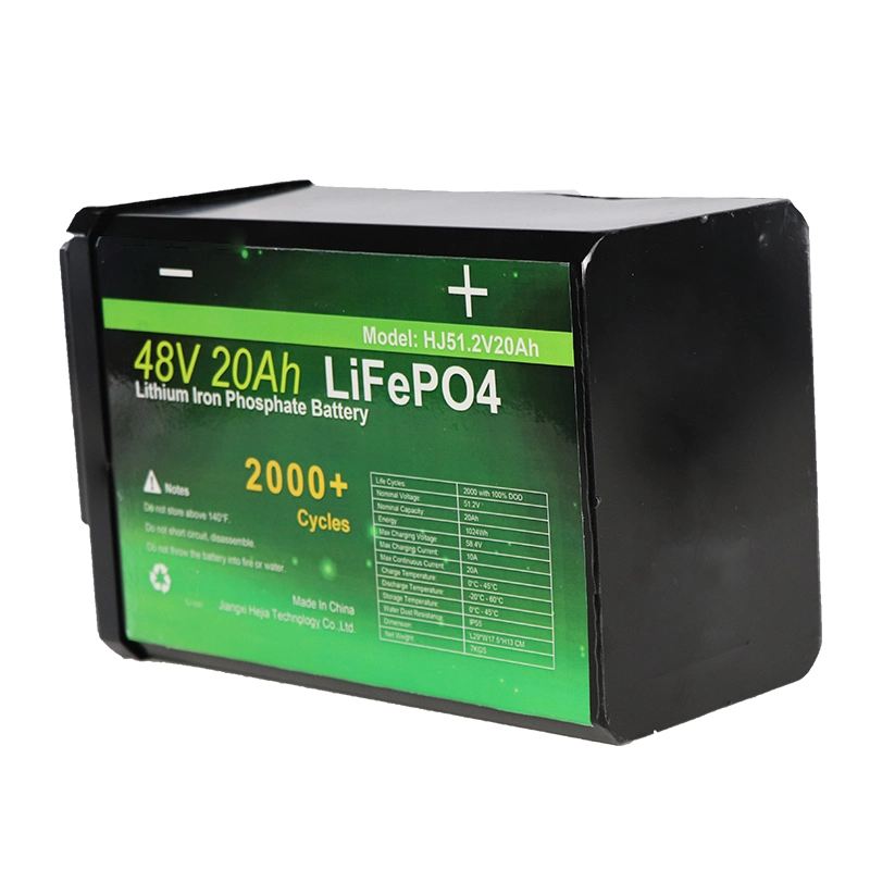 High Safety Ebike Electric Scooter Battery 48V 20ah Li Ion Batteries LiFePO4 Lithium Ion 48 Volt with BMS