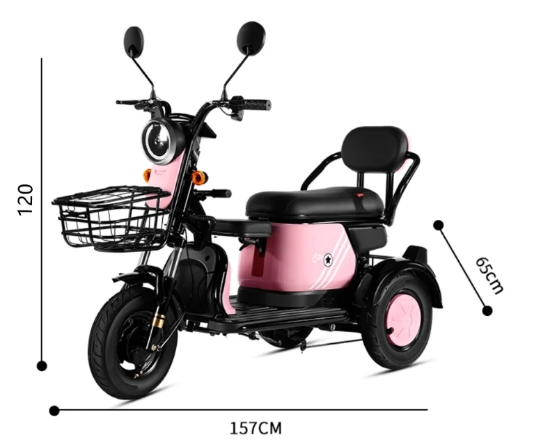 China Hot Sale Express Cargo 3 Wheel Enclosed Motorcycle Tricycle and Delivery Motorcycles with Box